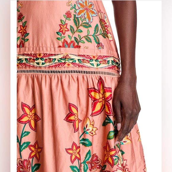 FARM Rio Pink Garden Delight Short Sleeve Maxi Dress - Picture 6 of 11